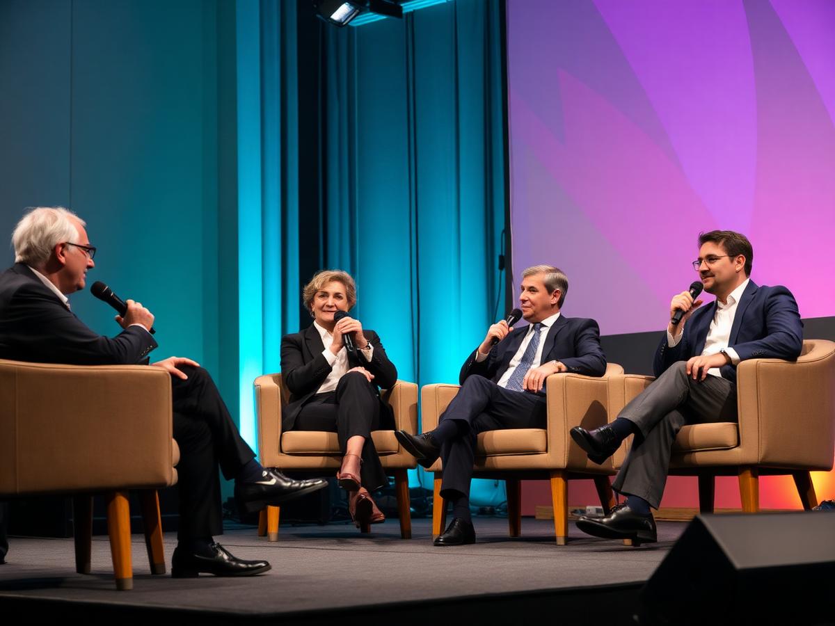 Industry leaders panel discussion at the summit